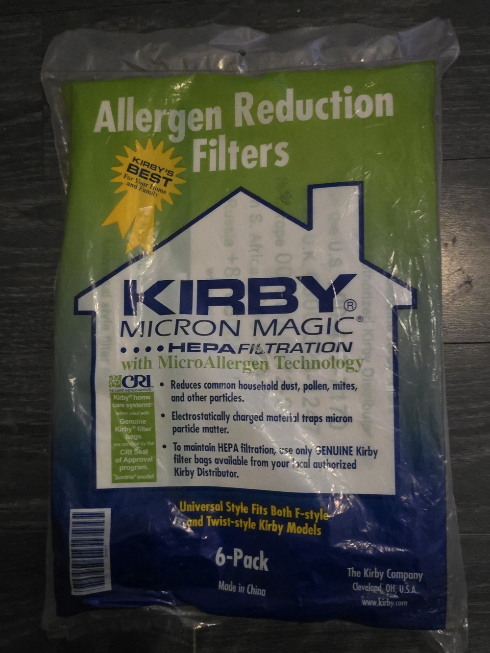 Kirby, Micron Magic HEPA Filtration with MicroAllergen, Technology